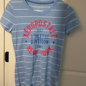 Aeropostale striped graphic tee